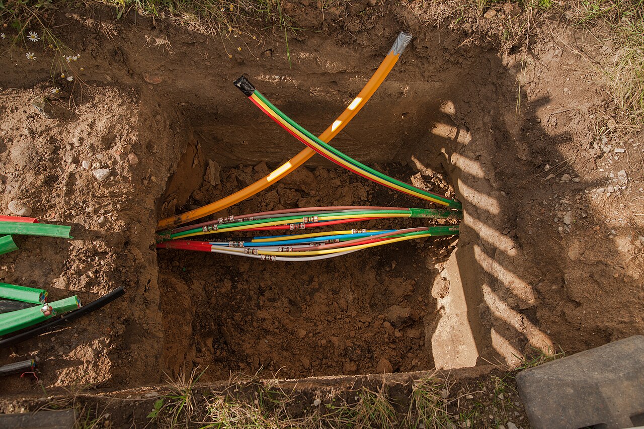 Underground electrical cable installation